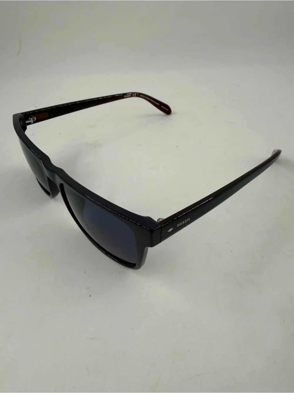 Fossil Men’s FOS 2124 GS 0031R Matte Black Frame Grey Lens Sunglasses 56-18 145